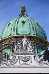 Wall Mural - Vienna Hofburg Palace dome detail