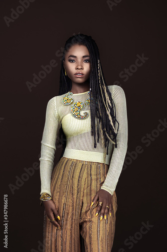 pix Gorgeous Black Women With Dreadlocks adobe stock