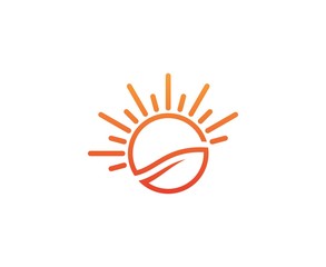 Canvas Print - Sun logo
