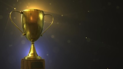 3d award loop, seamlessly looped video