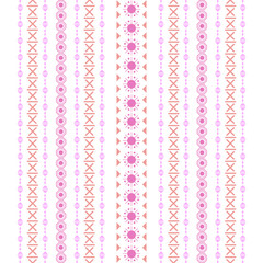 Poster - Modern stitches pattern on embroidery design for living room wall decor.