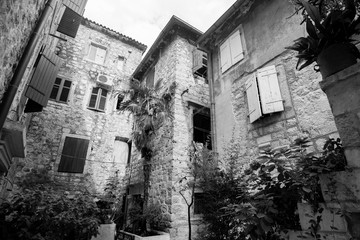 Wall Mural - Mediterranean brick houses in the quiet neighborhood