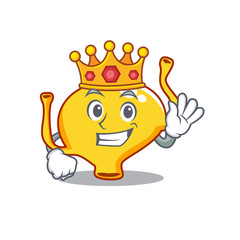 Wall Mural - A Wise King of bladder mascot design style