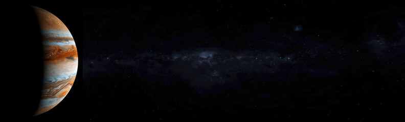 Wall Mural - jupiter in space concept