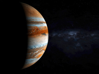 Wall Mural - jupiter in space concept
