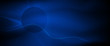 © Ittikorn Ch - Vector illustration smooth lines in dark blue color background. Hi tech digital technology concept. Abstract futuristic, shiny lines background