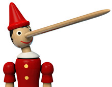 Pinocchio Long Nose Boy Wooden Character Toy