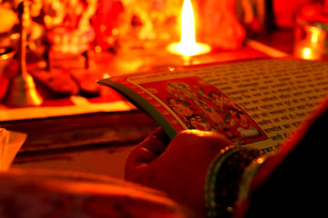 Indian Home Temple God Worship