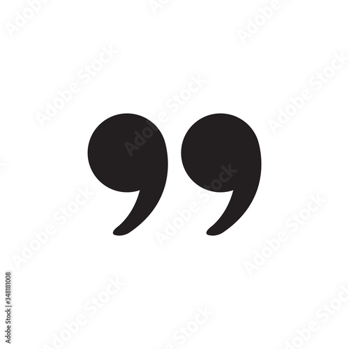 Fotografía quotation marks icon design vector illustration