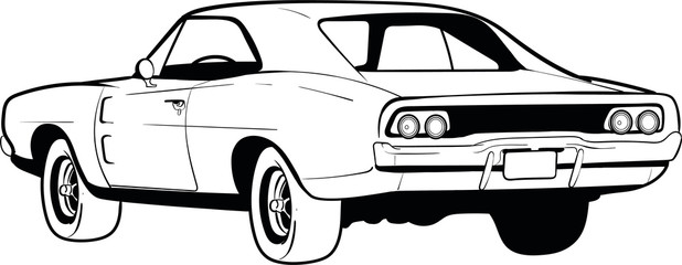 american muscle car,cartoon american muscle car,car background,car,back car,