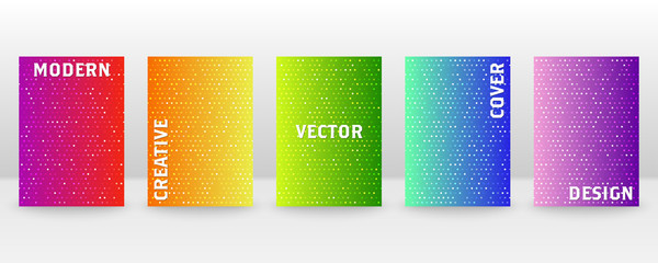 Poster - Minimal vector abstract cover notebook design. Planner and diary cover for print. Abstract design for copybook brochures and school books. Notebook paper. Brochure, book, magazine template