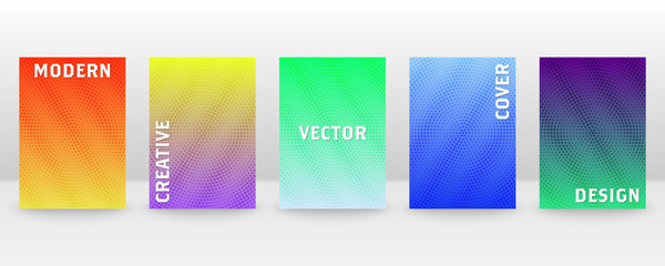 Poster - Minimal vector abstract cover notebook design. Planner and diary cover for print. Abstract design for copybook brochures and school books. Notebook paper. Brochure, book, magazine template