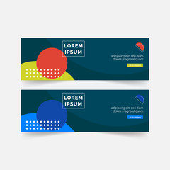 Wall Mural - Vector set of abstract creative backgrounds in minimal trendy style with copy space for text - design templates for social media posts and stories. simple  and minimal wallpaper designs