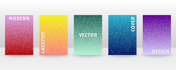Poster - Minimal vector abstract cover notebook design. Planner and diary cover for print. Abstract design for copybook brochures and school books. Notebook paper. Brochure, book, magazine template