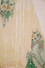 Vintage, Old Wallpaper, Dripping Paint, Layers Of Different Colorful Paper Backgrounds.