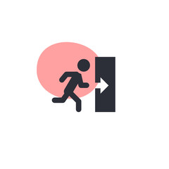 Sticker - Exit -  Icon