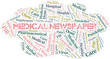 © sharafmaksumov - Medical Newspaper word cloud collage made with text only.