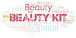 © sharafmaksumov - Beauty Kit word cloud collage made with text only.
