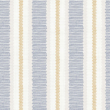 Seamless French Farmhouse Stripe Pattern. Provence Blue White Linen Woven Texture. Shabby Chic Style Weave Stitch Background. Doodle Line Country Kitchen Decor Wallpaper. Textile Rustic All Over Print