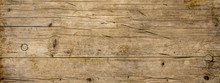 Old Brown Rustic Light Bright Wooden Texture - Wood Background Panorama Banner Long
