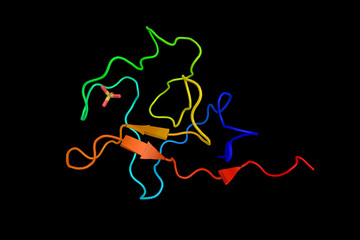 Poster - Lipoprotein(a), a lipoprotein subclass. A risk factor for atherosclerotic diseases such as coronary heart disease and stroke. 3d rendering