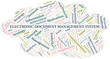 © sharafmaksumov - Electronic Document Management System typography vector word cloud.