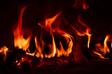 Real fire