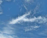 Fototapeta Niebo - abstract drawings in the blue sky