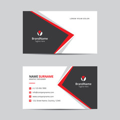 Wall Mural - Business Card Template Vector Design