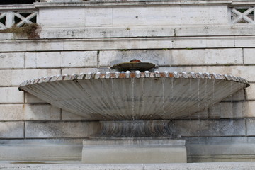 Wall Mural - fountain in the city center Rome Italy 