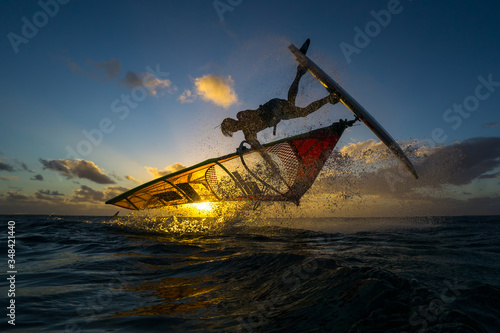 Fototapety Windsurfing  windsurfing-na-mauritiusie
