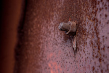 Rusty Bolt And Nut