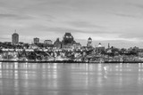 Fototapeta Nowy Jork - Panoramic view of Quebec City skyline in Canada