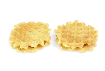 waffle isolated on white background