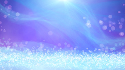 Wall Mural - blue bokeh abstract light backgrounds. blue, cyan, violet color. concept for banner or poster.