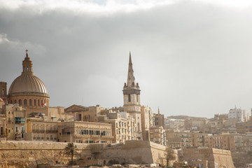 Wall Mural - Valletta city skyline