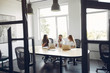 © hetmanstock2 - Students create a new project. Team working in a office