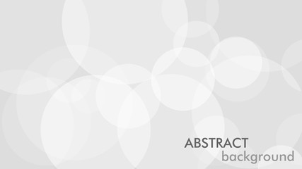 Wall Mural - abstract background with gray circle. white and grey abstract modern transparency circle presentatio