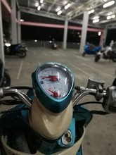 Close-up Of Motorcycle Speedometer