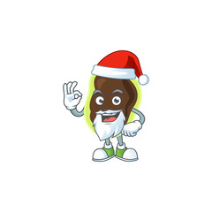 Poster - Firmicutes Santa cartoon design concept with ok finger