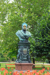 Vienna, Austria. Andreas Zelinka mayor of Vienna, 1861-1868. Sculptor Franz Xaver Ponninger (1832 - 1906)