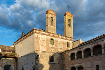 Wall Mural - Convent of San Antonio el Real in Segovia, a part of this building is a hotel, built around the 15th century (Spain)