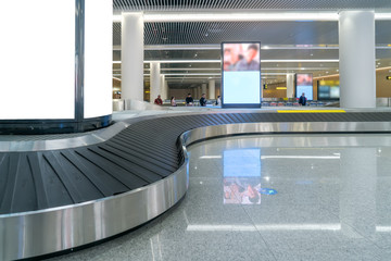 Wall Mural - Interior view of airport terminal waiting hall