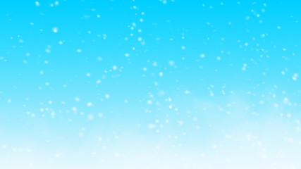 Christmas winter snowflake with blue sky background.