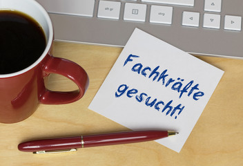 Poster - Fachkräfte gesucht!