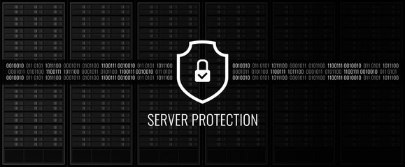 Wall Mural - server protection