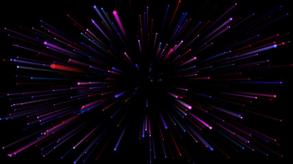 Wall Mural - Star Burst Warp Space StarField galaxy universe cosmic background