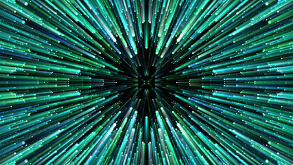 Wall Mural - Star Burst Warp Space StarField galaxy universe cosmic background
