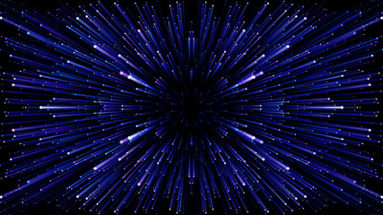 Wall Mural - Star Burst Warp Space StarField galaxy universe cosmic background