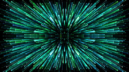 Wall Mural - Star Burst Warp Space StarField galaxy universe cosmic background